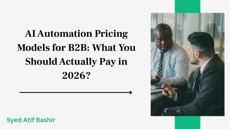 AI Automation Agency Pricing Models for B2B What You Should Actually Pay in 2026
