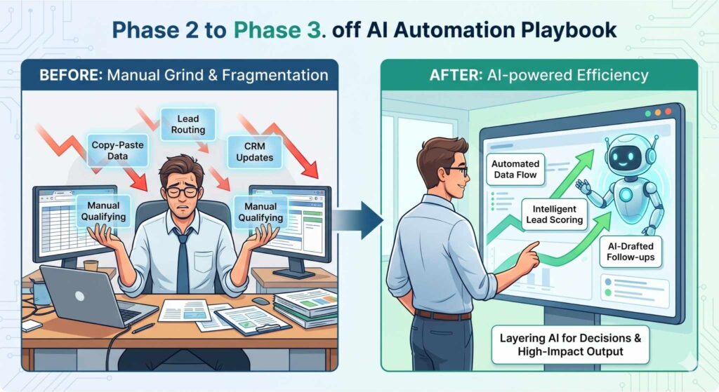 B2B AI revenue base automated system